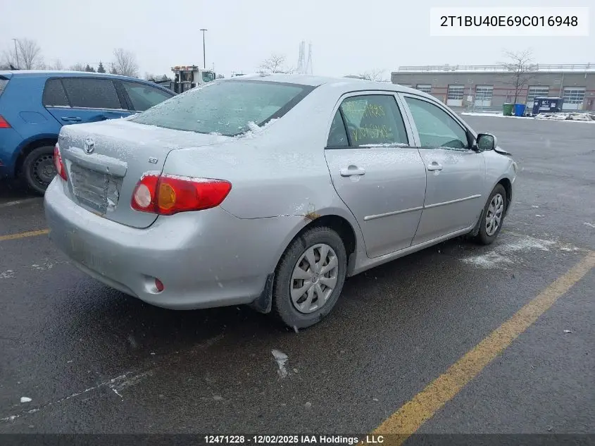 2T1BU40E69C016948 2009 Toyota Corolla Ce