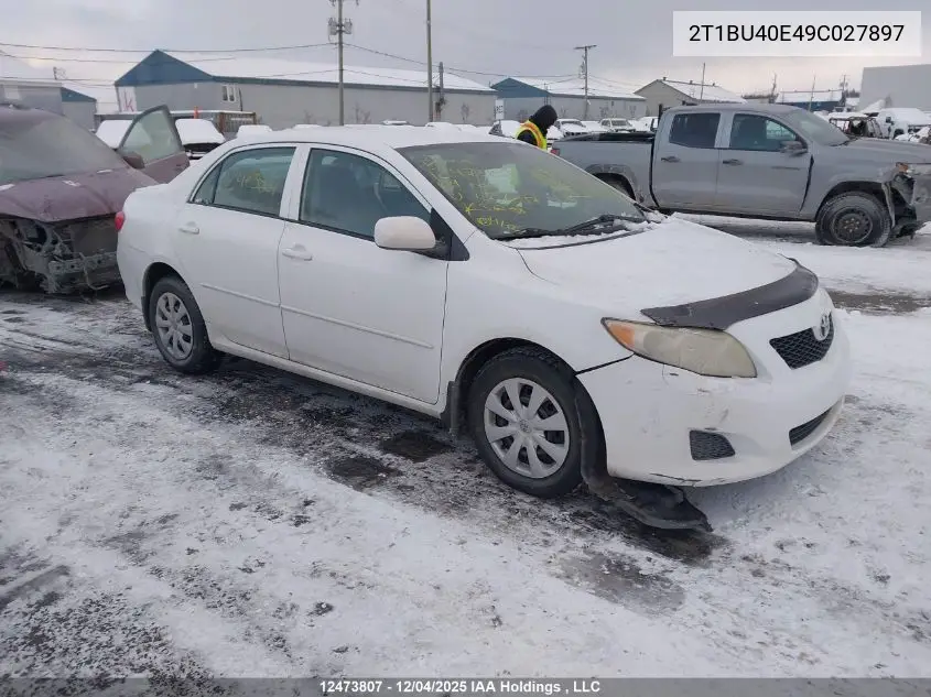 2T1BU40E49C027897 2009 Toyota Corolla Ce