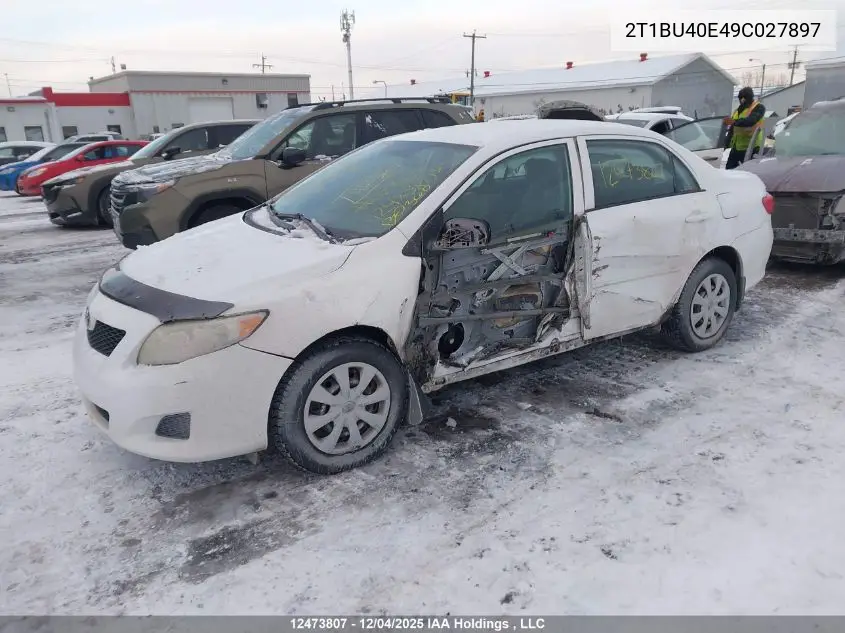 2T1BU40E49C027897 2009 Toyota Corolla Ce