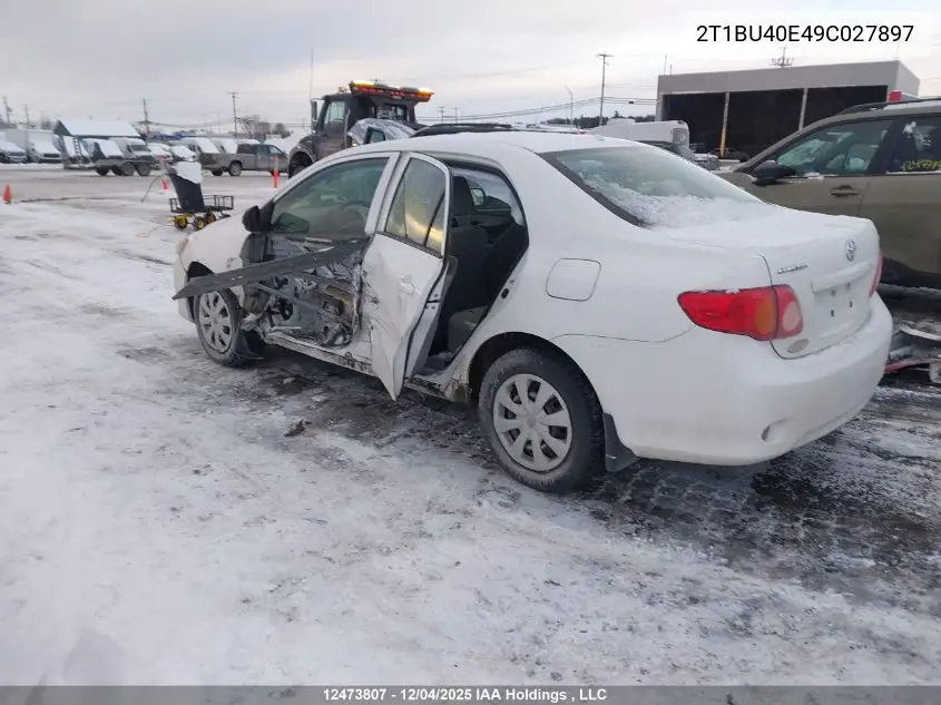 2T1BU40E49C027897 2009 Toyota Corolla Ce