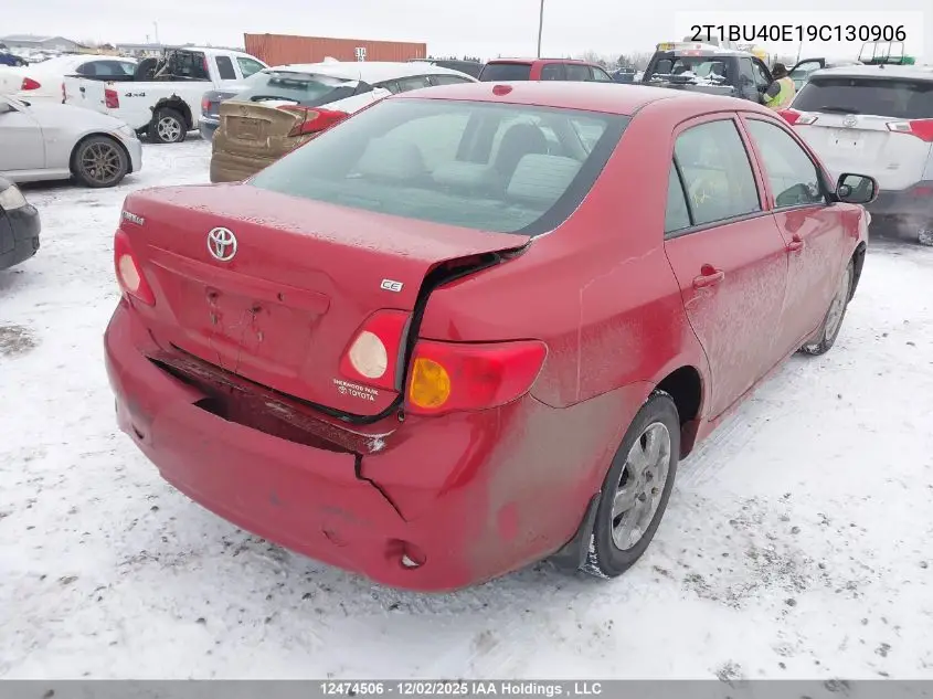 2T1BU40E19C130906 2009 Toyota Corolla Ce