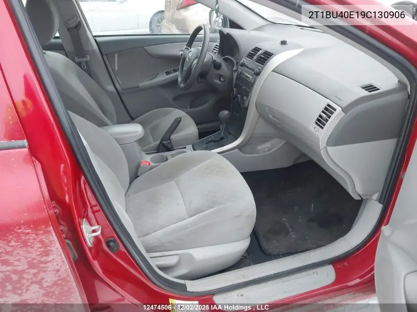 2T1BU40E19C130906 2009 Toyota Corolla Ce