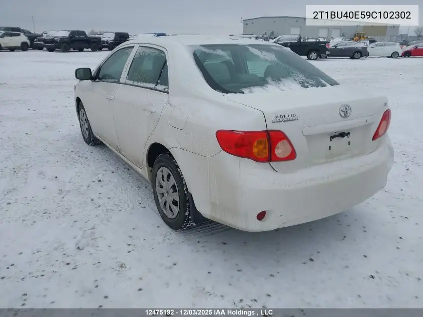 2T1BU40E59C102302 2009 Toyota Corolla Ce