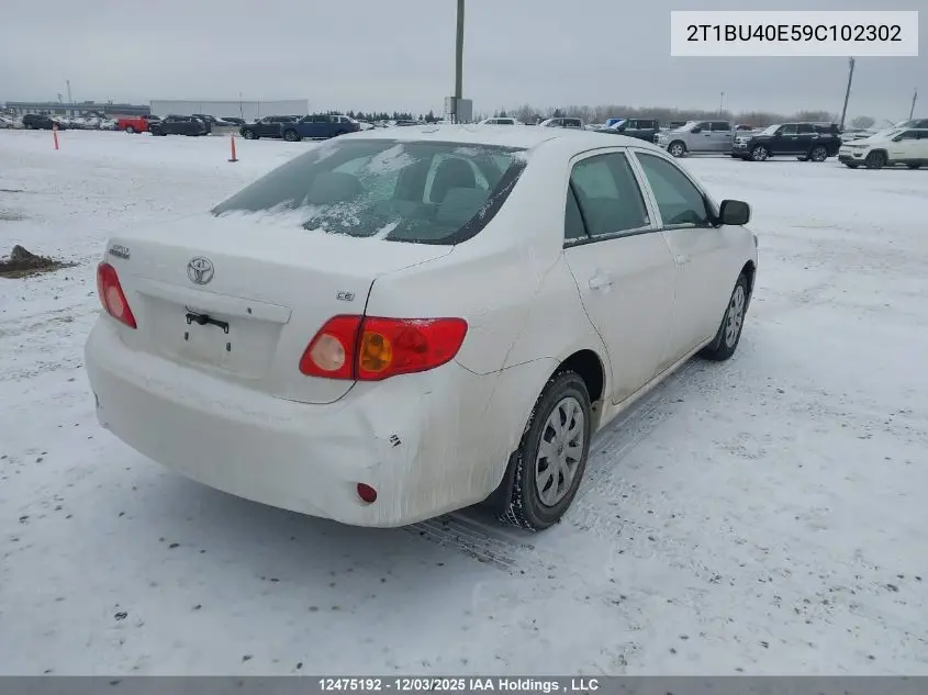 2T1BU40E59C102302 2009 Toyota Corolla Ce