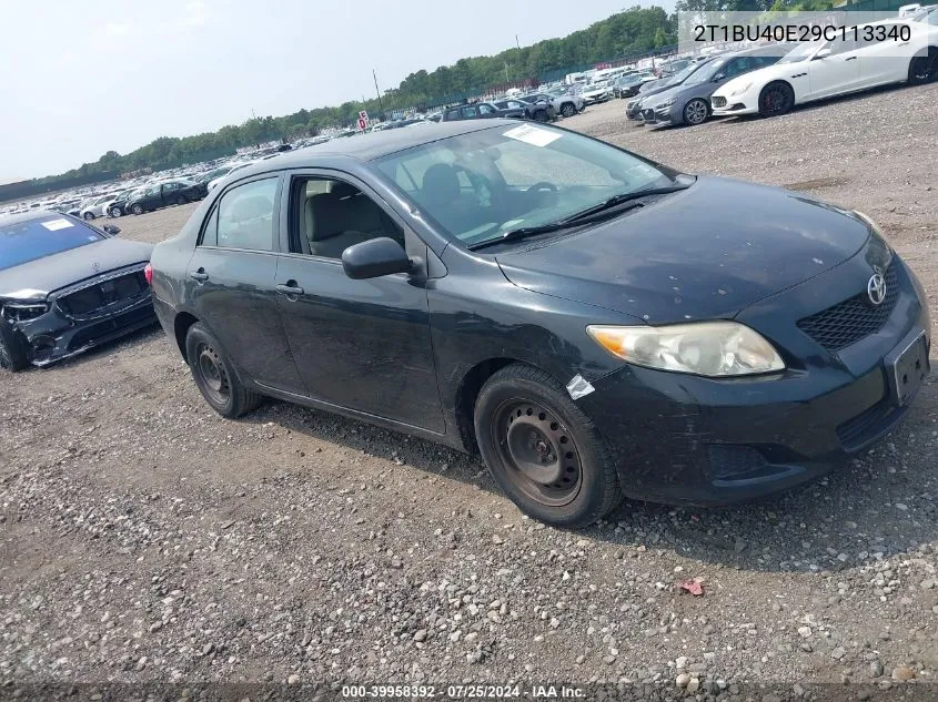 2T1BU40E29C113340 2009 Toyota Corolla Le/S/Xle