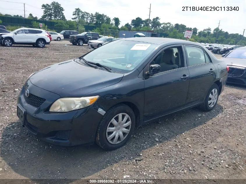 2T1BU40E29C113340 2009 Toyota Corolla Le/S/Xle