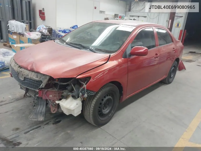 JTDBL40E699080965 2009 Toyota Corolla Le/Xle