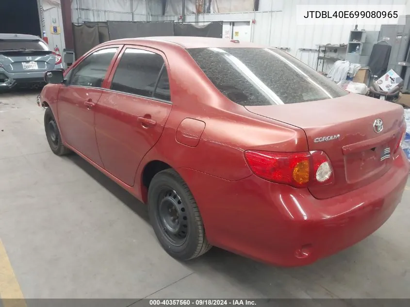 JTDBL40E699080965 2009 Toyota Corolla Le/Xle