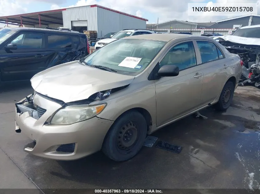 1NXBU40E59Z015708 2009 Toyota Corolla Le