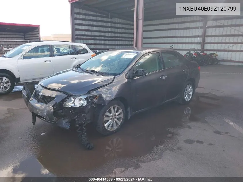 1NXBU40E09Z120799 2009 Toyota Corolla Le