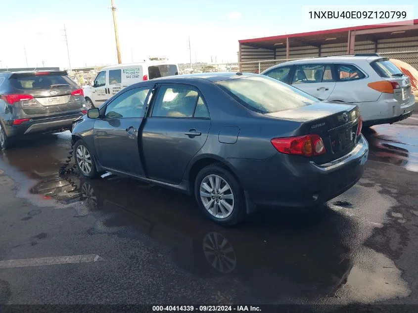 1NXBU40E09Z120799 2009 Toyota Corolla Le