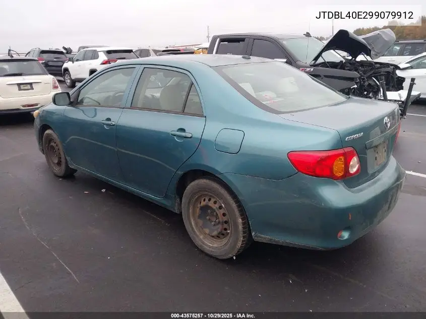 JTDBL40E299079912 2009 Toyota Corolla Le/Xle