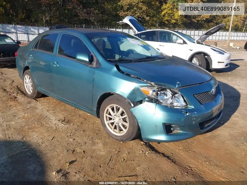 JTDBL40E899089165 2009 Toyota Corolla Le