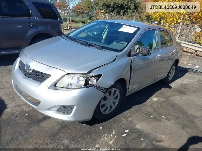 JTDBL40E69J038049 2009 Toyota Corolla Le