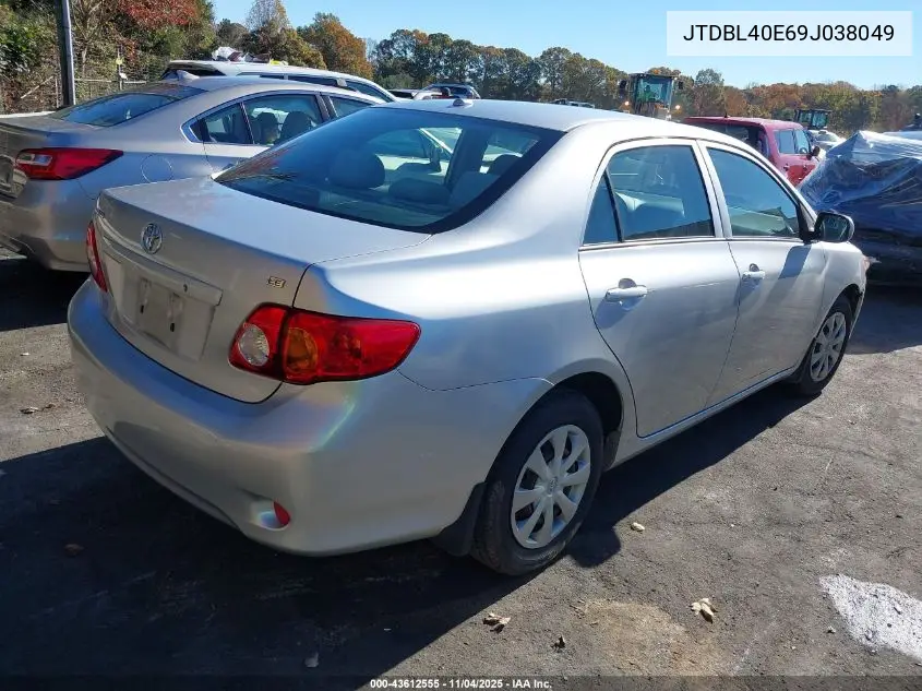 JTDBL40E69J038049 2009 Toyota Corolla Le