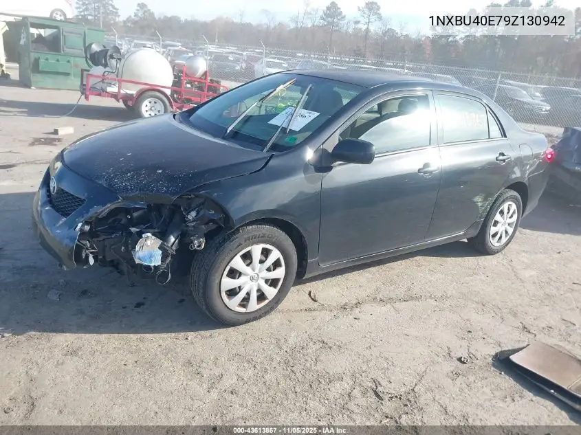 1NXBU40E79Z130942 2009 Toyota Corolla Le