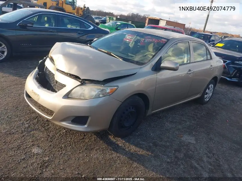1NXBU40E49Z074779 2009 Toyota Corolla Le