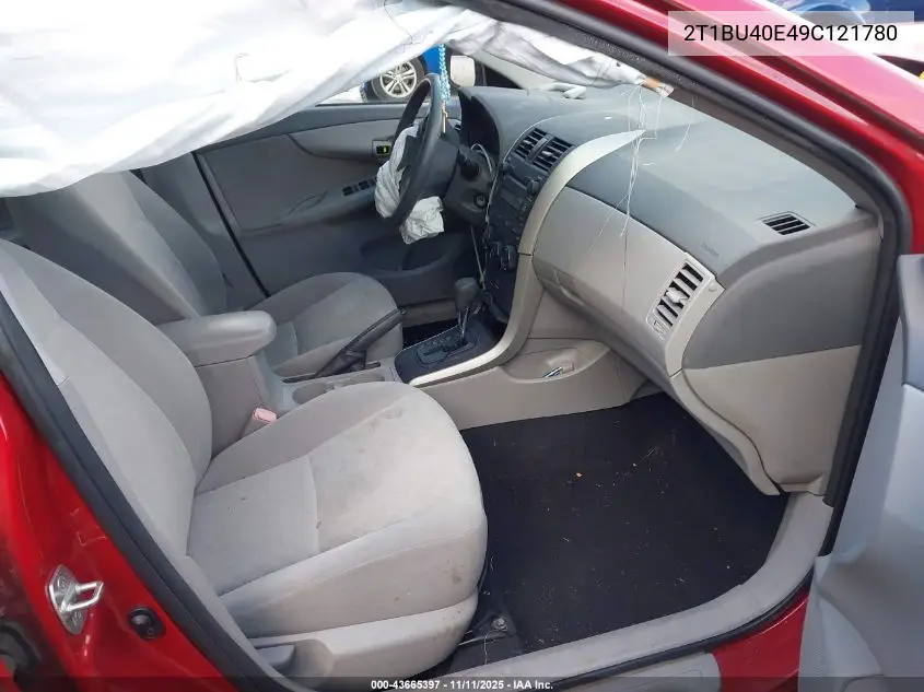 2T1BU40E49C121780 2009 Toyota Corolla Le