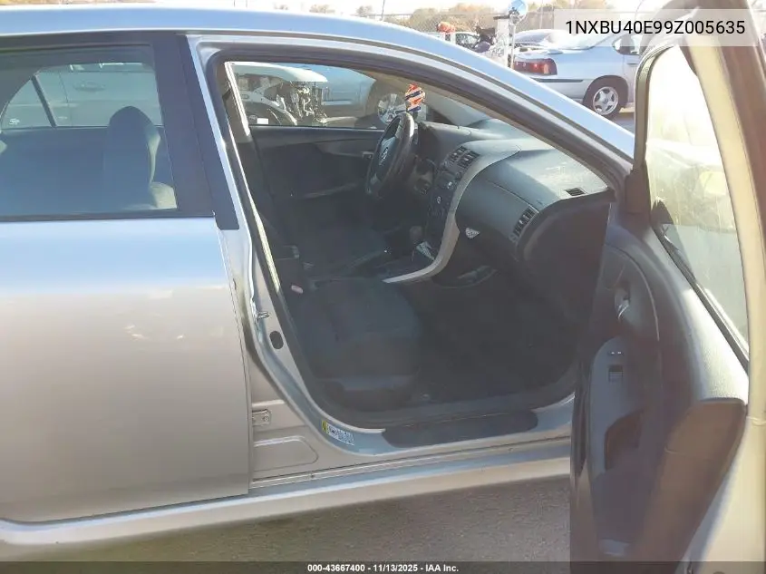 1NXBU40E99Z005635 2009 Toyota Corolla S