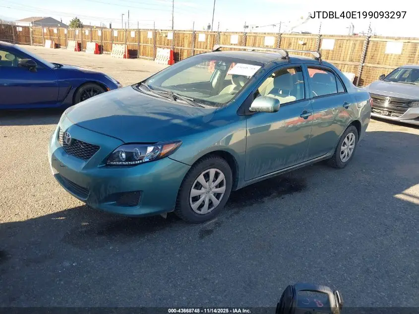 JTDBL40E199093297 2009 Toyota Corolla Le
