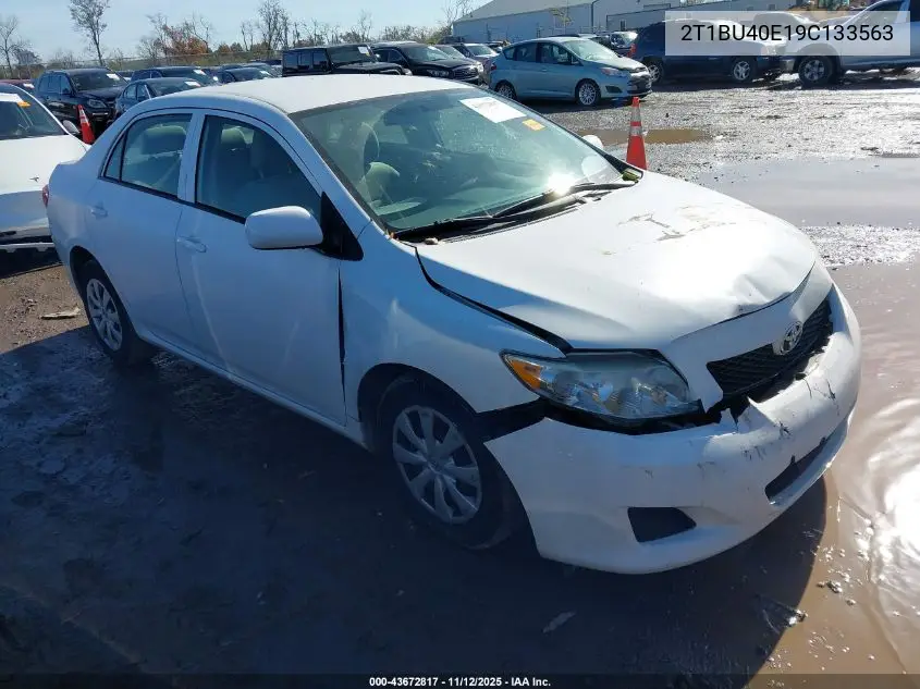 2T1BU40E19C133563 2009 Toyota Corolla Le
