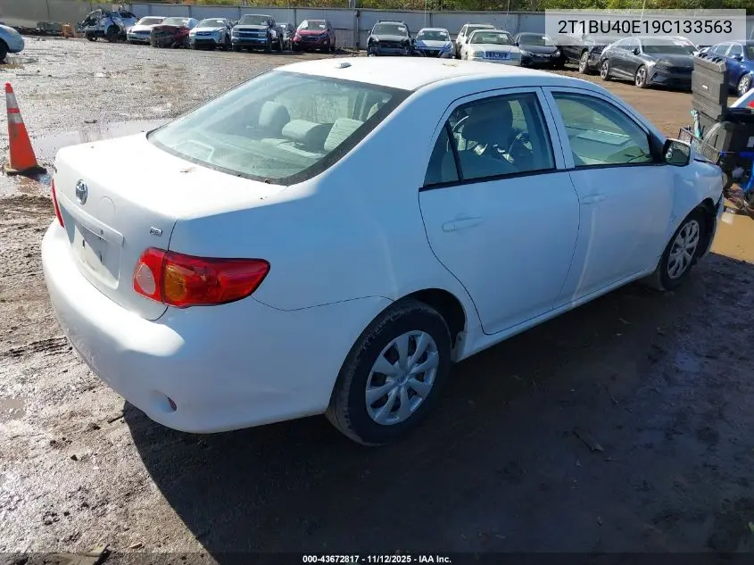2T1BU40E19C133563 2009 Toyota Corolla Le