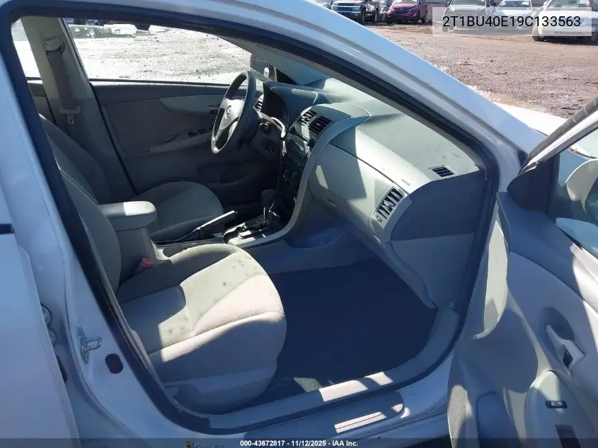 2T1BU40E19C133563 2009 Toyota Corolla Le