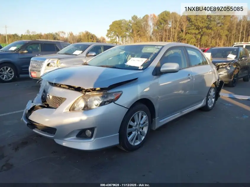 1NXBU40E89Z055085 2009 Toyota Corolla S