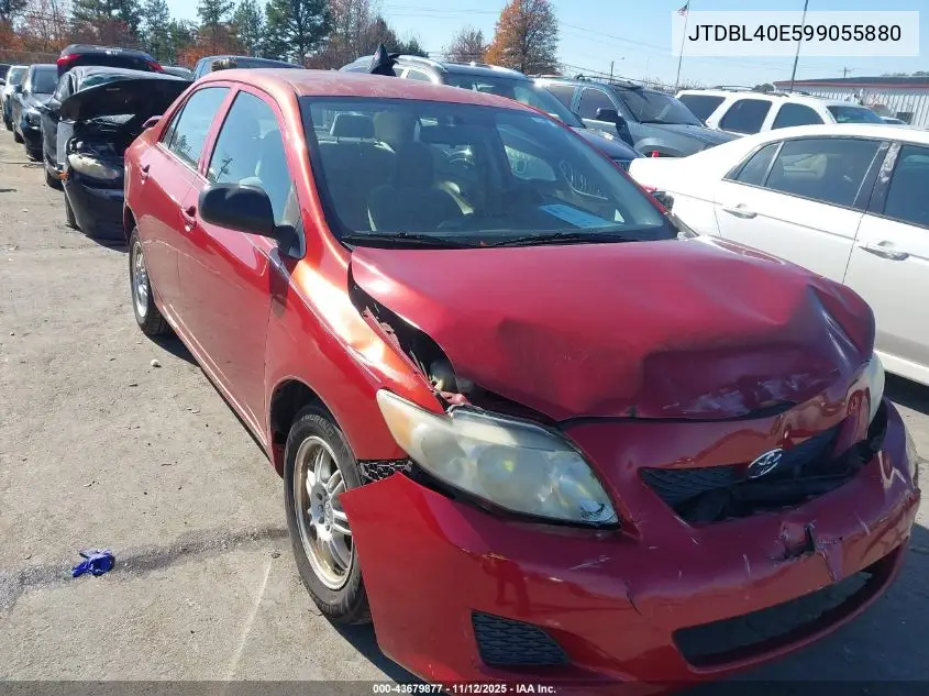 JTDBL40E599055880 2009 Toyota Corolla Le