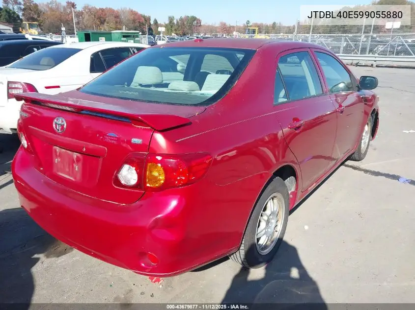 JTDBL40E599055880 2009 Toyota Corolla Le