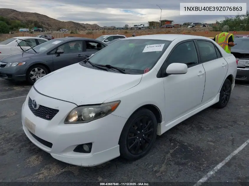 1NXBU40E39Z076863 2009 Toyota Corolla S