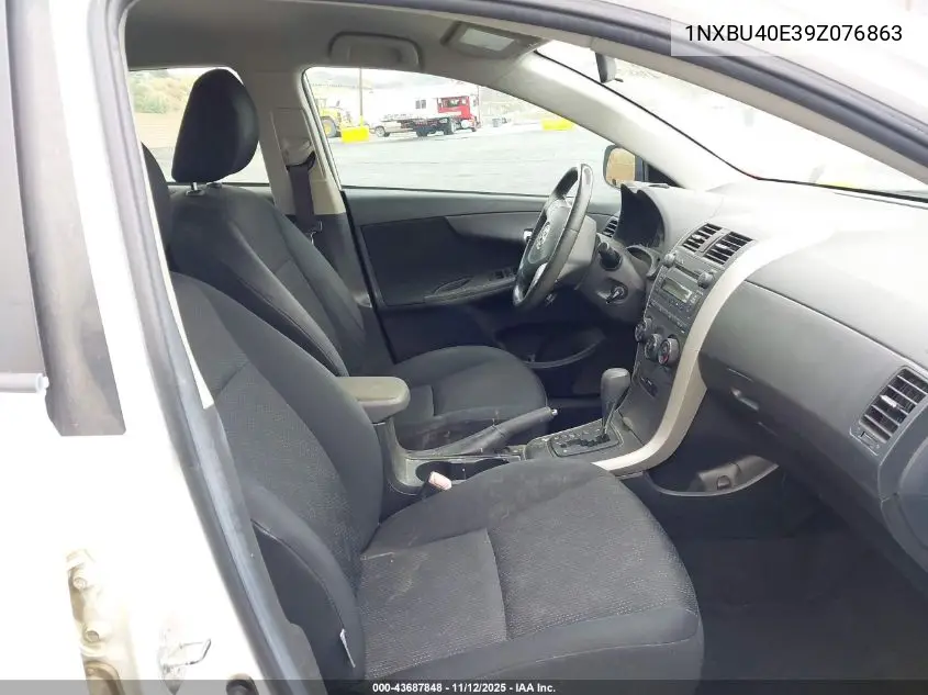 1NXBU40E39Z076863 2009 Toyota Corolla S
