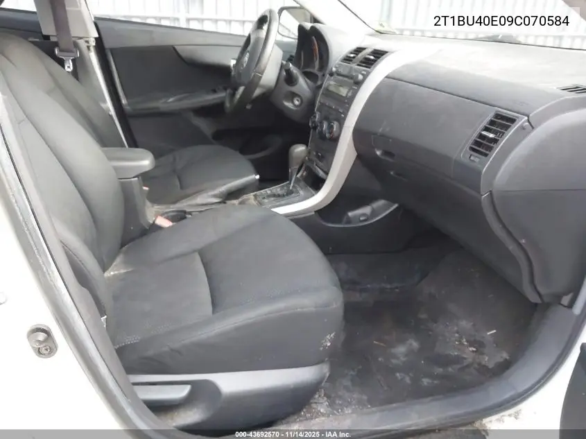 2T1BU40E09C070584 2009 Toyota Corolla S