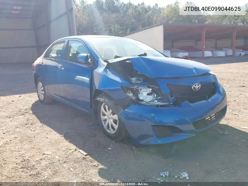 JTDBL40E099044625 2009 Toyota Corolla Le