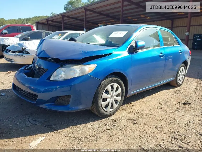 JTDBL40E099044625 2009 Toyota Corolla Le