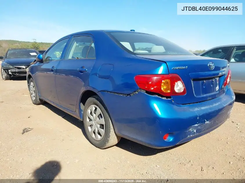 JTDBL40E099044625 2009 Toyota Corolla Le