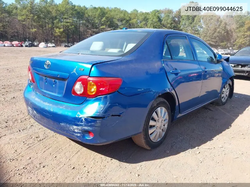 JTDBL40E099044625 2009 Toyota Corolla Le