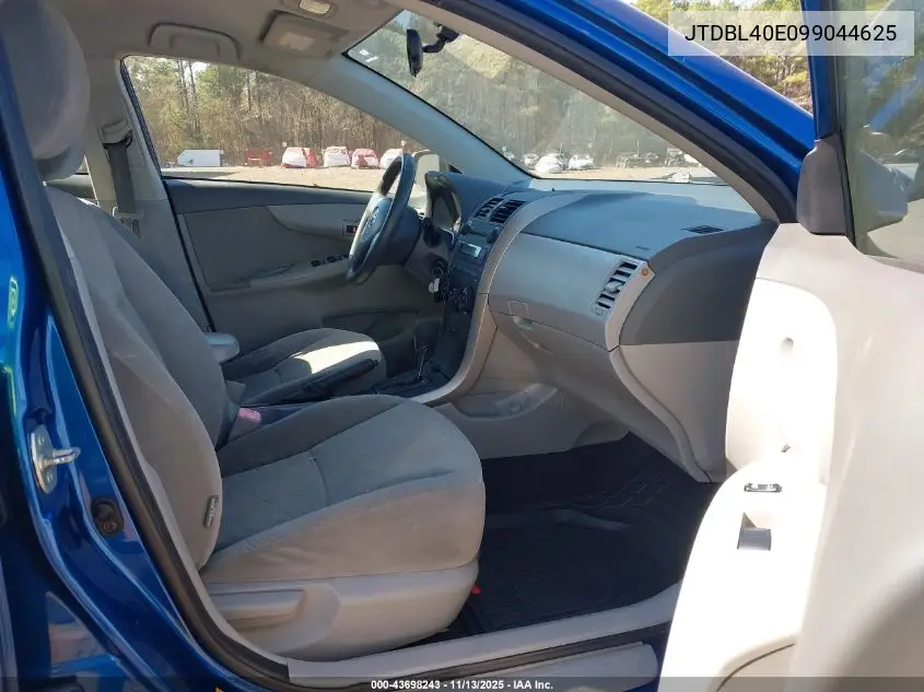 JTDBL40E099044625 2009 Toyota Corolla Le