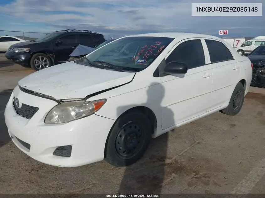 1NXBU40E29Z085148 2009 Toyota Corolla