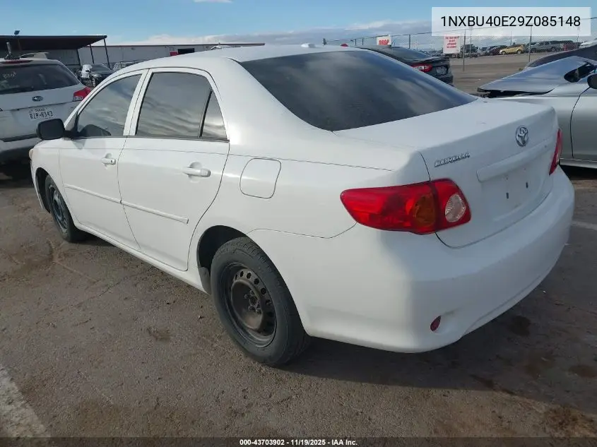 1NXBU40E29Z085148 2009 Toyota Corolla