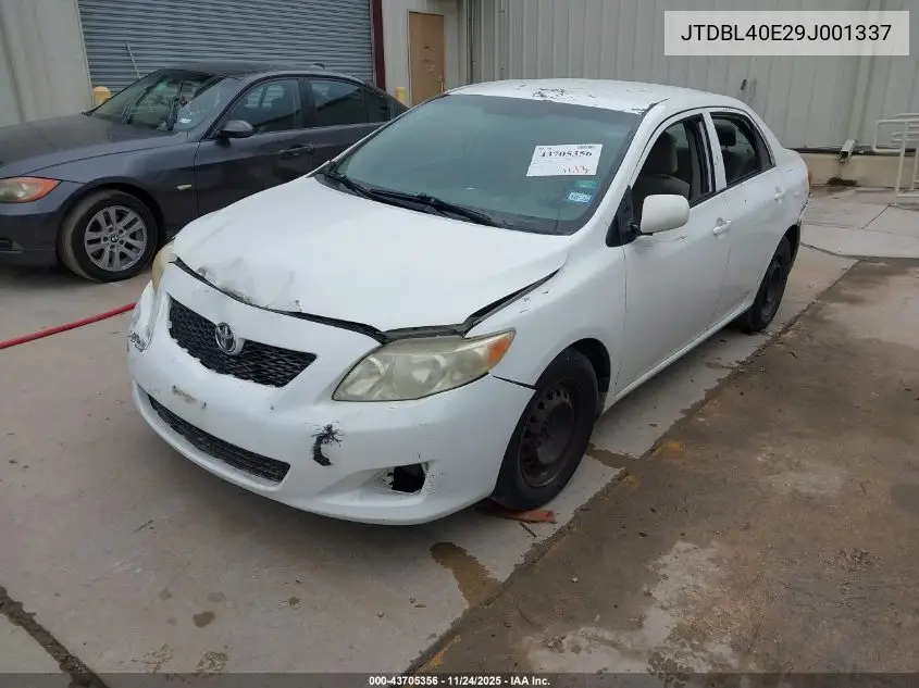 JTDBL40E29J001337 2009 Toyota Corolla Le