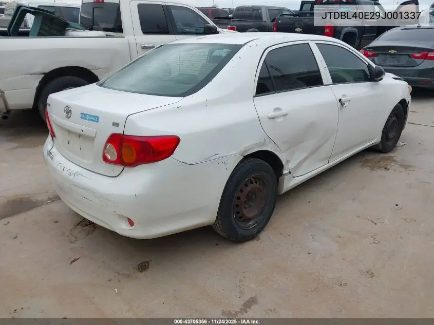 JTDBL40E29J001337 2009 Toyota Corolla Le