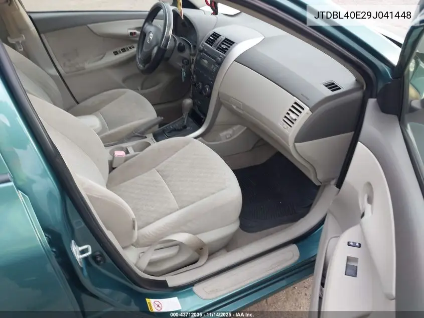 JTDBL40E29J041448 2009 Toyota Corolla Le