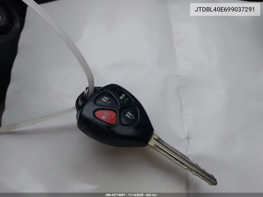 JTDBL40E699037291 2009 Toyota Corolla Le