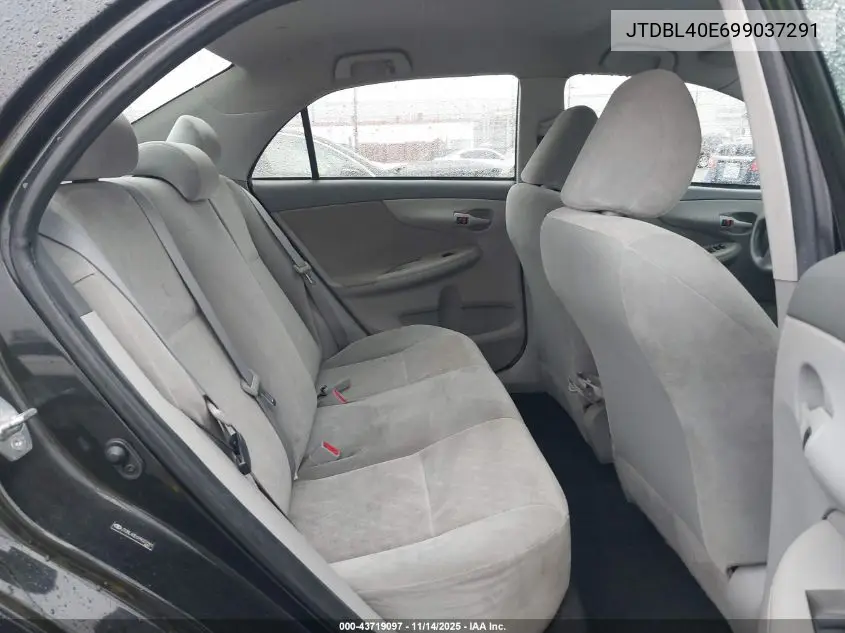 JTDBL40E699037291 2009 Toyota Corolla Le