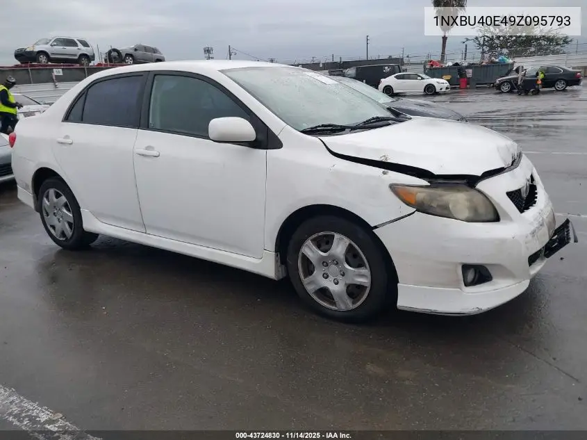 1NXBU40E49Z095793 2009 Toyota Corolla S