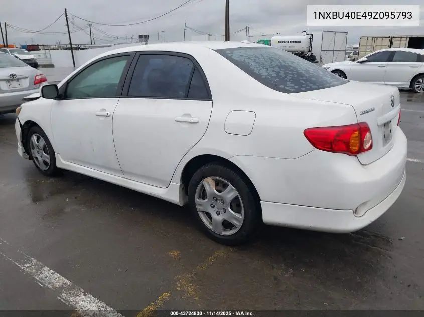 1NXBU40E49Z095793 2009 Toyota Corolla S