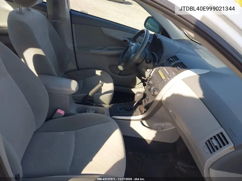 JTDBL40E999021344 2009 Toyota Corolla