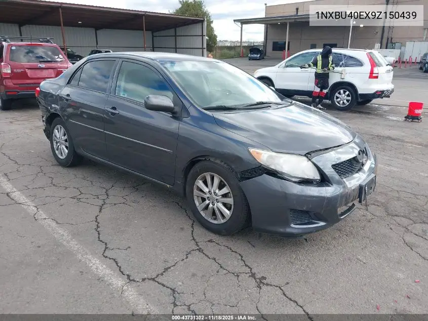 1NXBU40EX9Z150439 2009 Toyota Corolla Le