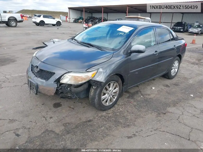 1NXBU40EX9Z150439 2009 Toyota Corolla Le